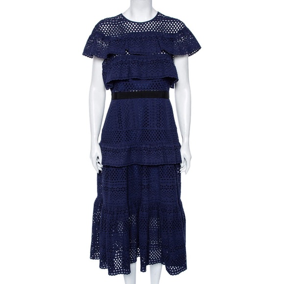 Self-portrait navy dress - Picture 4 of 5